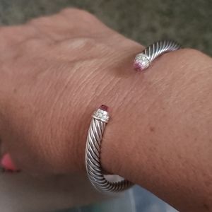 David Yurman  pink topaz bracelet